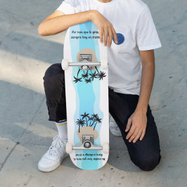Blue, Palms y siempre un frente Persoonlijk Skateboard