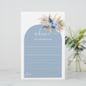 Blue Pampas Grass Advice voor mama om kaart te wor (Staand voorkant)