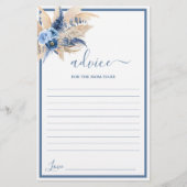 Blue Pampas Grass Advice voor mama om kaart te wor (Voorkant)