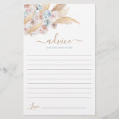 Blue Pampas Grass Advice voor moeder om kaart te w (Voorkant)