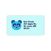 Blue Panda Etiket (Voorkant)