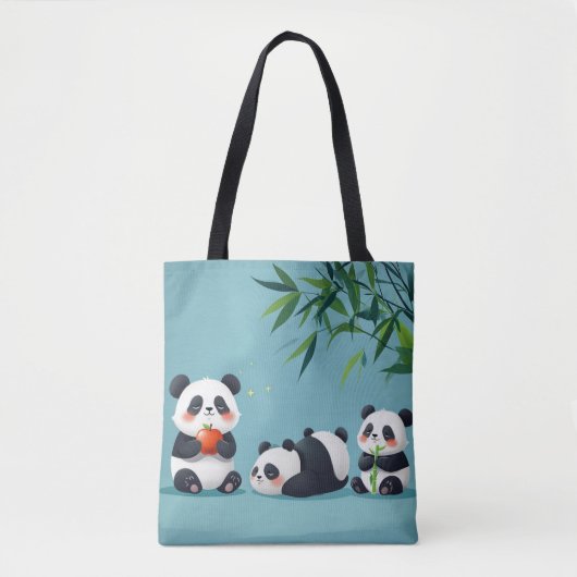 Blue Panda Tas (Voorkant)