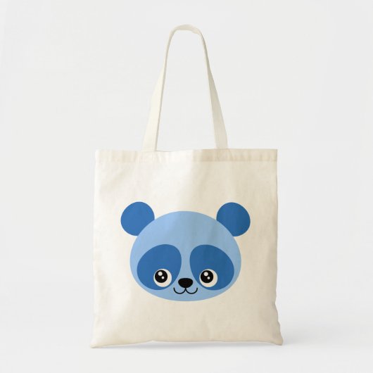Blue Panda Tote Bag (Voorkant)