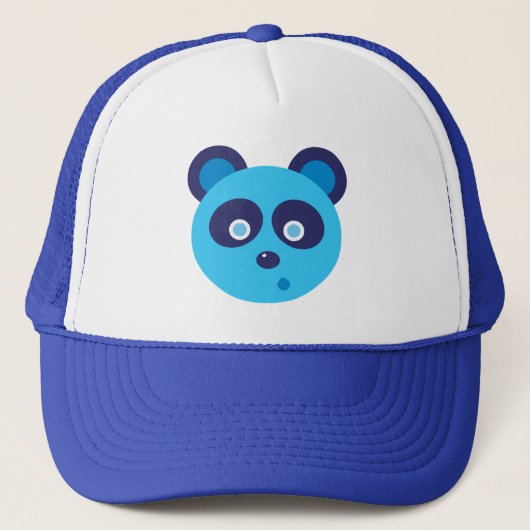 Blue Panda Trucker Pet (Voorkant)