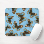 Blue Pansy Butterfly patroon Muismat (Met muis)