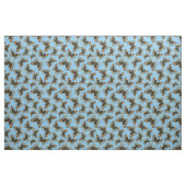 Blue Pansy Butterfly patroon Stof (Yard (91,4 cm))