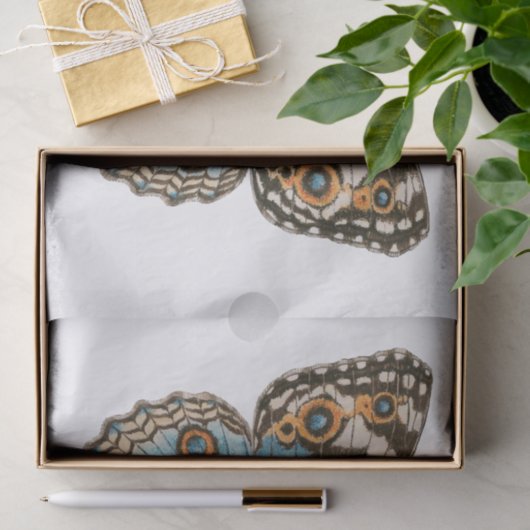 Blue Pansy Butterfly Tissuepapier (Geschenk)