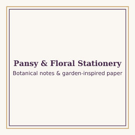 Blue Pansy Floral Notebook | Elegant Botanical Jou Notitieboek