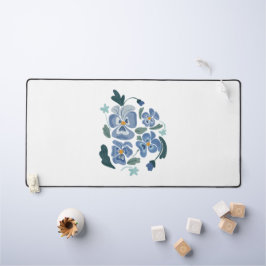 Blue Pansy Flowers Aesthetische Pansies Bureaumat