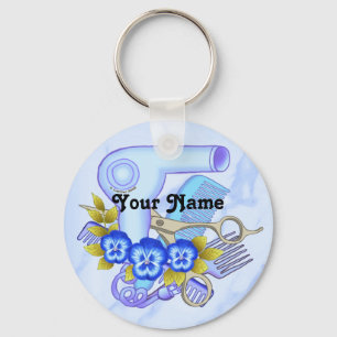 Blue Pansy Schoonheidsspecialiste   Sleutelhanger