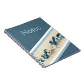 Blue Pansy Waterverf Notitieboek —  geïnspireerd (Rechterzijde)