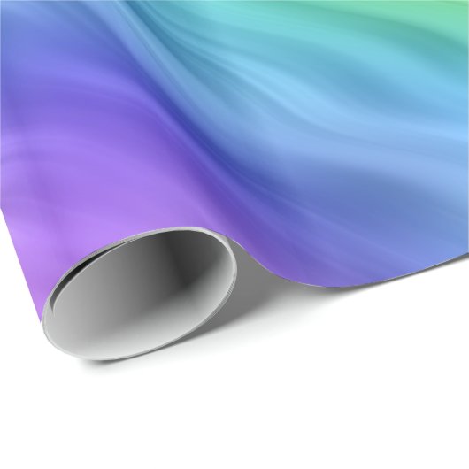 Blue Pansy Wavy Texture Cadeaupapier (Rol Hoek)