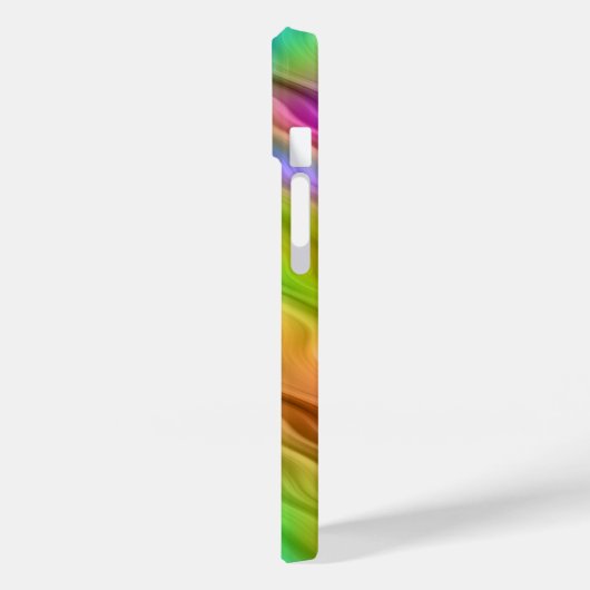 Blue Pansy Wavy Texture Case-Mate iPhone Case (Achterkant / Links)