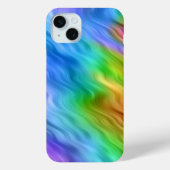 Blue Pansy Wavy Texture Case-Mate iPhone Case (Achterkant)