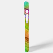 Blue Pansy Wavy Texture Case-Mate iPhone Case (Achterkant / Links)