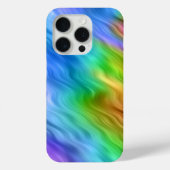 Blue Pansy Wavy Texture Case-Mate iPhone Case (Achterkant)