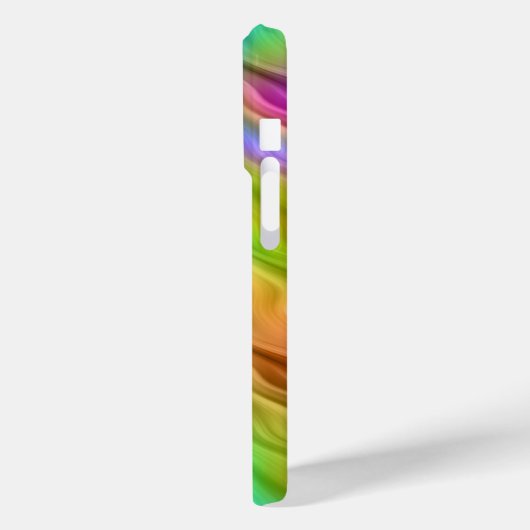 Blue Pansy Wavy Texture Case-Mate iPhone Case (Achterkant / Links)