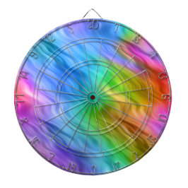 Blue Pansy Wavy Texture Dartbord