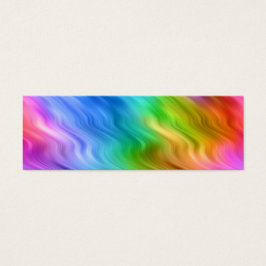 Blue Pansy Wavy Texture Mini Visitekaartjes