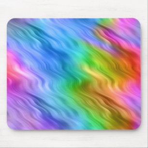 Blue Pansy Wavy Texture Muismat
