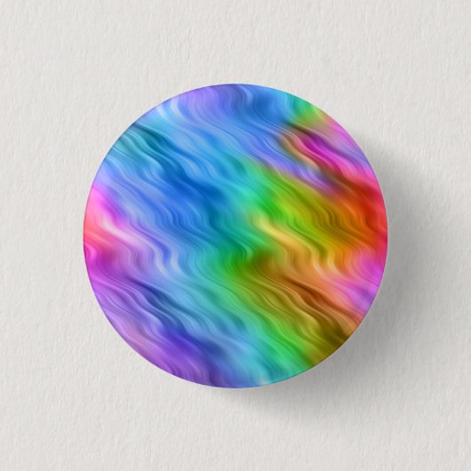 Blue Pansy Wavy Texture Ronde Button 3,2 Cm (Voorkant)