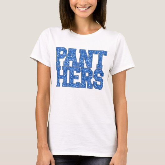 Blue Panthers School Pride Sequin shirt (Voorkant)