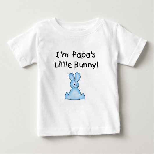 Blue Papa's Little Bunny T-shirts en Gifts (Voorkant)