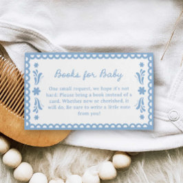Blue Papel Picado Book Request Enclosure Kaart
