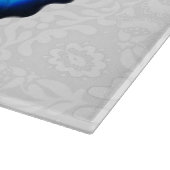 Blue Papilio Ulysses Butterfly Cutting Board Snijplank (Hoek)