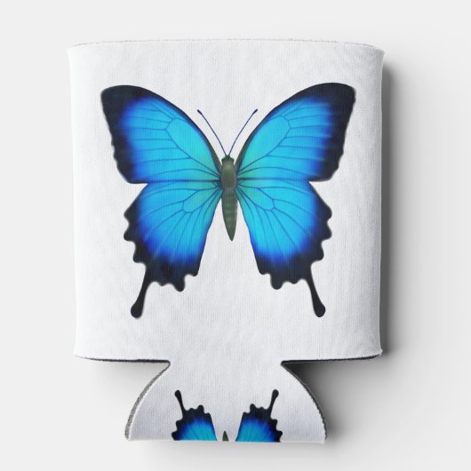 Blue Papilio Ulysses Vlinder Koelbox Blikjeskoeler (Achterkant)