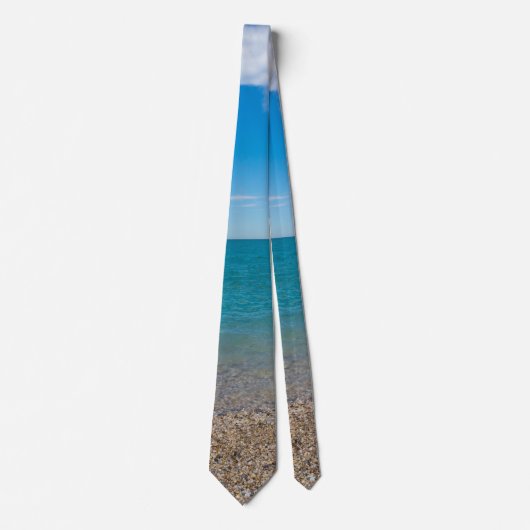 Blue Paradise aan Lake Michigan Stropdas (Voorkant)