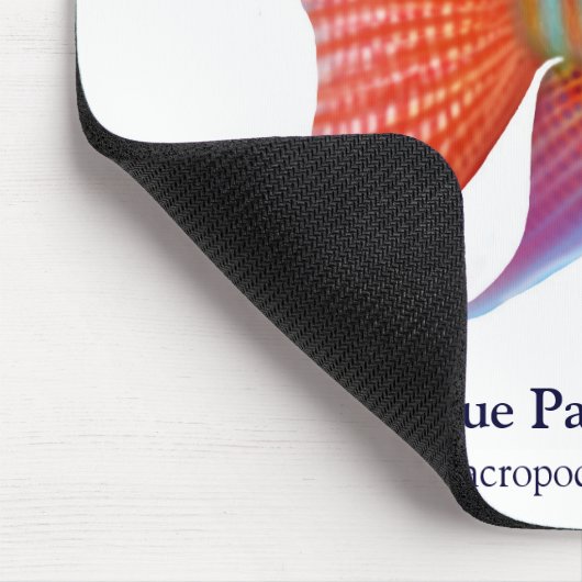 Blue Paradise Fish Mousepad Muismat (Hoek)
