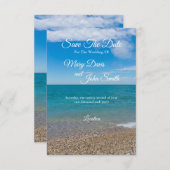 Blue Paradise in Michigan bewaar de datum Save The Date (Voorkant / Achterkant)