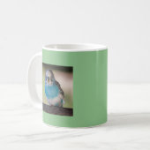 Blue Paraket 11oz Classic White Mok Parrot Lovers (Voorkant links)