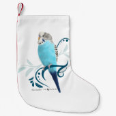 Blue Paraket Kleine Kerstsok (Voorkant)