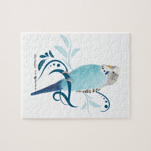 Blue Paraket Legpuzzel (Horizontaal)