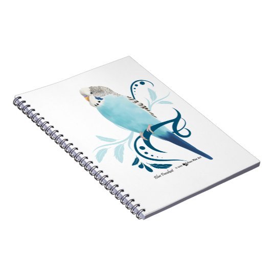 Blue Paraket Notitieboek (Rechterzijde)