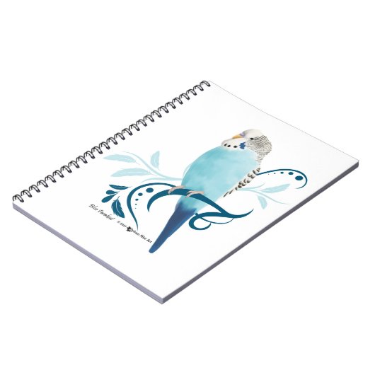 Blue Paraket Notitieboek (Linkerzijde)