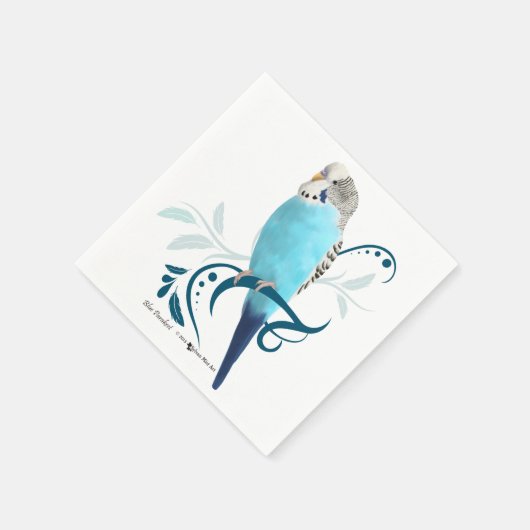 Blue Paraket Servet (Hoek)