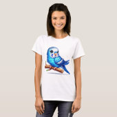 Blue Paraket T-shirt (Voorkant volledig)