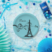 Blue Paris Bord (Feest)