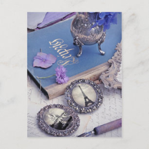 Blue Paris foto Briefkaart