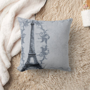 Blue Paris Grunge Amerikaanse MoJo kussen