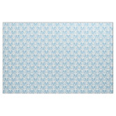 Blue Parisian Damask Pattern Fabric Stof (Yard (91,4 cm))