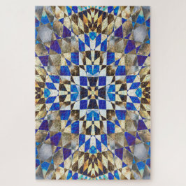 Blue Parquet Legpuzzel