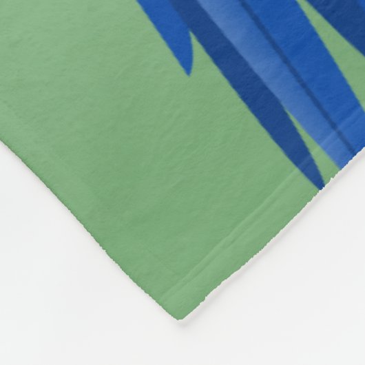 Blue Parrot Gifts Fleece Deken (Hoek)