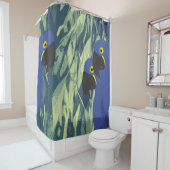 Blue Parrot Shower-gordijn Douchegordijn (In situ)