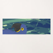 Blue Parrot Yoga Mat (Voorkant (horizontaal))