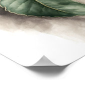 Blue Passion Flower Art Print Poster (Hoek)