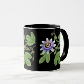 Blue Passion Flower Vine Mok (Voorkant rechts)